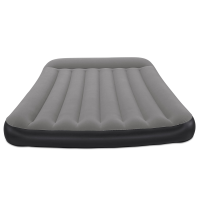 Bestway luchtbed 'Tritech Full'   191x137x30 cm   met ingebouwde herlaadbare USB pomp   blauw/grijs   Binnen & buiten