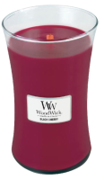 WoodWick geurkaars   Large Hourglass   Black Cherry