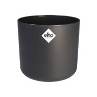 Elho B.For Soft Rond 25   Antraciet (Zwart)   Diameter 25 x H 23 cm   Ideaal voor binnen   100% gerecycled