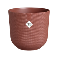 Elho Jazz Rond 23   Toscaans rood (Rood)   Diameter 23 x H 21 cm   Ideaal voor binnen   100% gerecycled