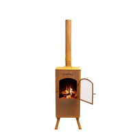 BonFeu Tuinhaard BonCarré – 35x35x164 cm – Roest