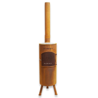 BonFeu Tuinhaard BBQ BonGiano LP – 30x30x153 cm – Roest