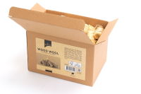 BonFeu Woodwool 0.7 Kg – Aanmaakhoutkrullen – Ca. 60 Stuks – Natuurlijk & Geurloos – Voor BBQ, Vuurschaal & Openhaard