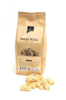 BonFeu Woodwool 1,5 kg – Aanmaakhoutkrullen – Ca. 130 Stuks – Natuurlijk & Geurloos – Voor BBQ, Vuurschaal & Openhaard