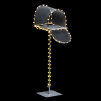 Fééric Lights and Christmas   verlichte 3D brievenbus   L49 x B22 x H90 cm   50 warm witte ledlampjes   met 8 functies