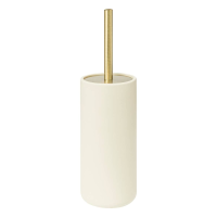 5Five Savona Toiletborstel   In houder 10x35cm   Polyresin   Ivoor wit