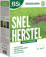 BSI graszaad Snel Herstel gecoat   voor het bijzaaien van kale plekken   2,5kg tot 125m²