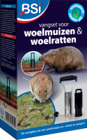 BSI vangset voor woelmuizen, woelratten en mollen   met toolkit