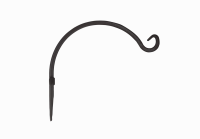 Bûten Gift   Blacksteel Muurhaak   zwart   ideaal voor feeders of hanging baskets!
