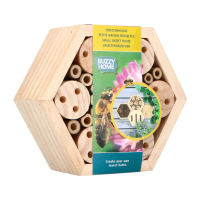 Bûten Insectenkast Hexagon voor Bijen   13x15x6cm