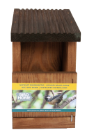 Bûten Home   Houten nestkast voor roodborstjes   H22,5xL12,5xB12 cm