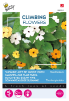 Buzzy seeds Klimplant   Suzanne Met De Mooie Ogen zaden   Thunbergia alata   gemengd
