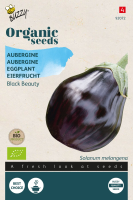 Buzzy seeds Bio Aubergine zaden   Black Beauty