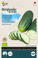 Buzzy seeds Bio Komkommer zaden   Marketmore