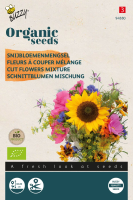 Buzzy seeds Organic snijbloemenmengsel   Biologische bloemenzaadjes