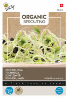 Buzzy seeds   bloemzaden   Organic Sprouting biologische zonnebloemkers