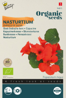 Buzzy seeds   bloemzaden   Tropaeolum Empress of India   Sterke Plant met Eetbare Bloemen   Bloeiperiode juli oktober