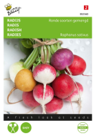 Buzzy seeds Radijs zaden   Ronde soorten   gemengd