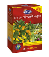 Viano meststof voor citrus, olijven & vijgen   1,5 kg + 250 g   voor 35 m²   bio