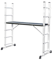 Escalo multi+ aluminium   Combinatie stelling ladder   6 treden