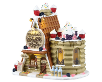 Lemax   'Cookie's Waffle Café'   Verlicht gebouw   Exclusief adapter (Werkt op batterijen)