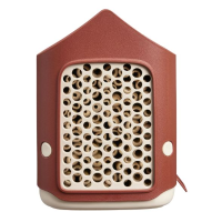 Elho Cosy Insect Hotel 18cm   Toscaans Rood   Voor Bijen & Insecten   100% Gerecycled