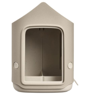 Elho Cosy Bird Feeder 18cm   Beige   Vogelvoederhuisje & Vogelbadje   100% Gerecycled
