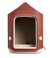 Elho Cosy Bird Feeder   Vogelvoederhuisje   Rood   Met vogelbad