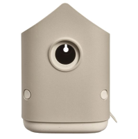Elho Cosy Bird House 18cm   Beige   Voor 11+ Vogelsoorten   100% Gerecycled Plastic