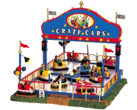 Lemax   'Crazy Cars'   Verlichte Sights & Sounds met animatie & muziek   Inclusief adapter