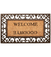 Esschert Design Deurmat Welcome & Goodbye uit rubber/kokos