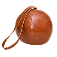 Esschert Design deurstopper PU leer   LxBxH: 14,4x14,5x15cm