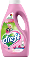 Dreft vloeibaar wasmiddel wol & zijde 1,32L   24 wasbeurten  Geschikt voor wol, zijde en delicate stoffen