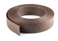 Ecolat kunststof afboording   H: 14cm x L: 25m   bruin   rol
