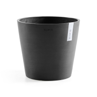 Ecopots bloempot Amsterdam 30   Rond   Dark Grey   Diameter 30 x H25,4 cm