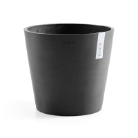 Ecopots bloempot Amsterdam 40   Rond   Dark Grey   Diameter 40 x H34,5 cm