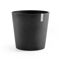 Ecopots bloempot Amsterdam 60   Rond   Dark Grey   Diameter 59 x H55,5 cm