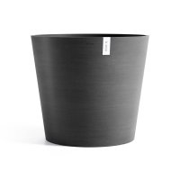 Ecopots bloempot Amsterdam 70   Rond   Dark Grey   Diameter 70 x H61,3 cm