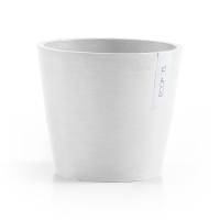 Ecopots bloempot Amsterdam 20   Rond   Pure White   Diameter 20 x H17,1 cm