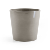 Ecopots bloempot Amsterdam 60   Rond   Taupe   Diameter 59 x H55,5 cm