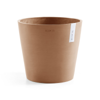 Ecopots bloempot Amsterdam 40   Rond   Terra   Diameter 40 x H34,5 cm