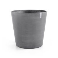 Ecopots bloempot Amsterdam Wheels 60   Rond   Grey   Diameter 60 x H56 cm
