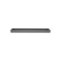 Ecopots onderschotel met waterreservoir   Rechthoekig   Grey   43,5 x 15,5 x H3,3 cm