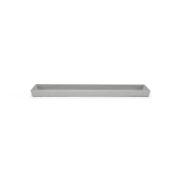Ecopots onderschotel met waterreservoir   Rechthoekig   White Grey   53,5 x 15,5 x H3,3 cm