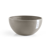 Ecopots bloempot Brussels 30 – Rond – Taupe – diameter 30 x H14,8 cm