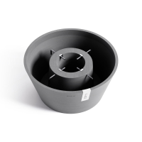 Ecopots kerstboomvoet XL   grijs   geschikt voor bomen tot 300 cm   met waterreservoir