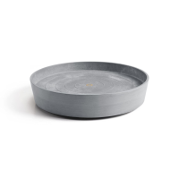 Ecopots onderschotel op wielen   Rond   Blue Grey   Diameter 41,6 x H9 cm