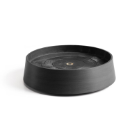 Ecopots onderschotel op wielen Oslo  Rond   Dark Grey   Diameter 32,2 x H8,5 cm