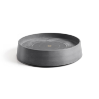 Ecopots onderschotel op wielen Oslo   Rond   Grey   Diameter 41 x H9,5 cm