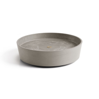 Ecopots onderschotel op wielen   Rond   Taupe   Diameter 34,1 x H9 cm